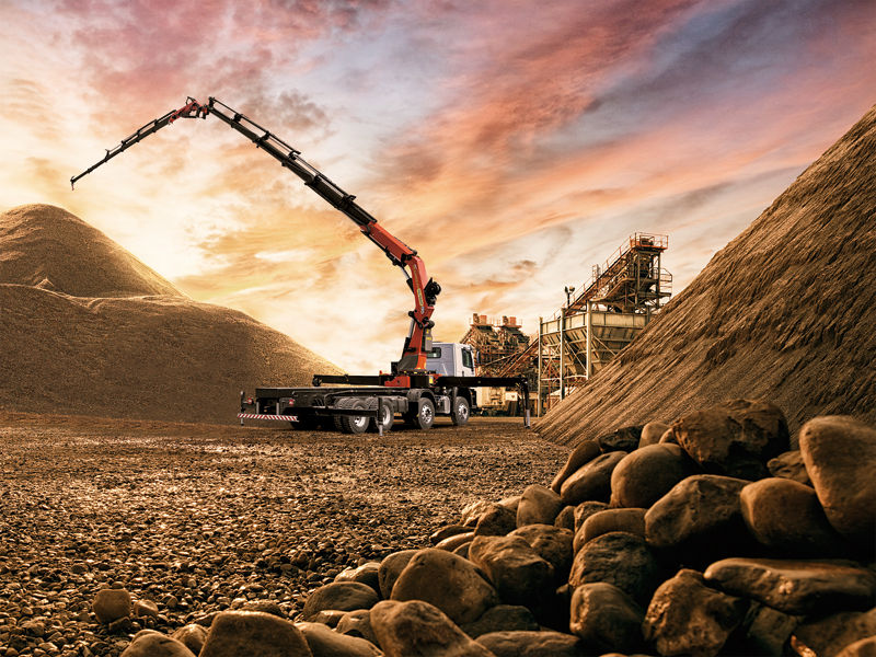 Guindastes PALFINGER na mineração